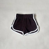 Carter Terry Towelling Shorts - Dark Chocolate