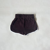 Carter Terry Towelling Shorts - Dark Chocolate