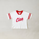Ciao Smiley Tee - White/Red