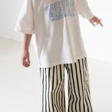 Parker Numbers Relaxed Tee - White/Blue