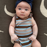 Luca Rib Pointelle Bodysuit - Stripe