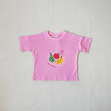 Farmer's Market Relaxed Tee - Bubblegum