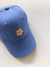 Load image into Gallery viewer, Floral Embroidery Cap - Blue