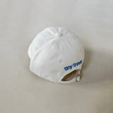 Floral Embroidery Cap - Cream