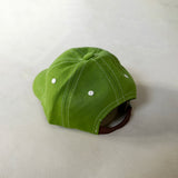 Contrast Stitching Cap - Lime
