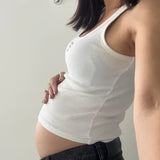 Women's Libby Monogram Tank - White/Black