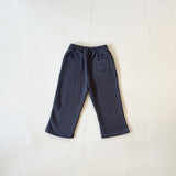 Sporty Puff Print Cotton Hoodie Tracksuit Set - Charcoal