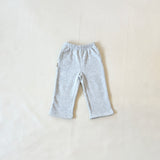 Sporty Puff Print Cotton Hoodie Tracksuit Set - Grey Marle