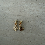 KITSENSE Everly Textured Drop Luxe Earrings
