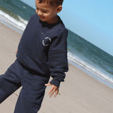 Oslo Wide Leg Tracksuit - Navy