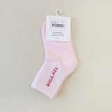 Classic Logo Cotton Socks - Pink/Red