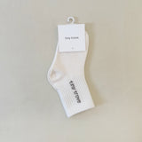 Classic Logo Cotton Socks - Cream/Cocoa