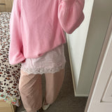 Women's Bea Cotton Knit Jumper - Pink