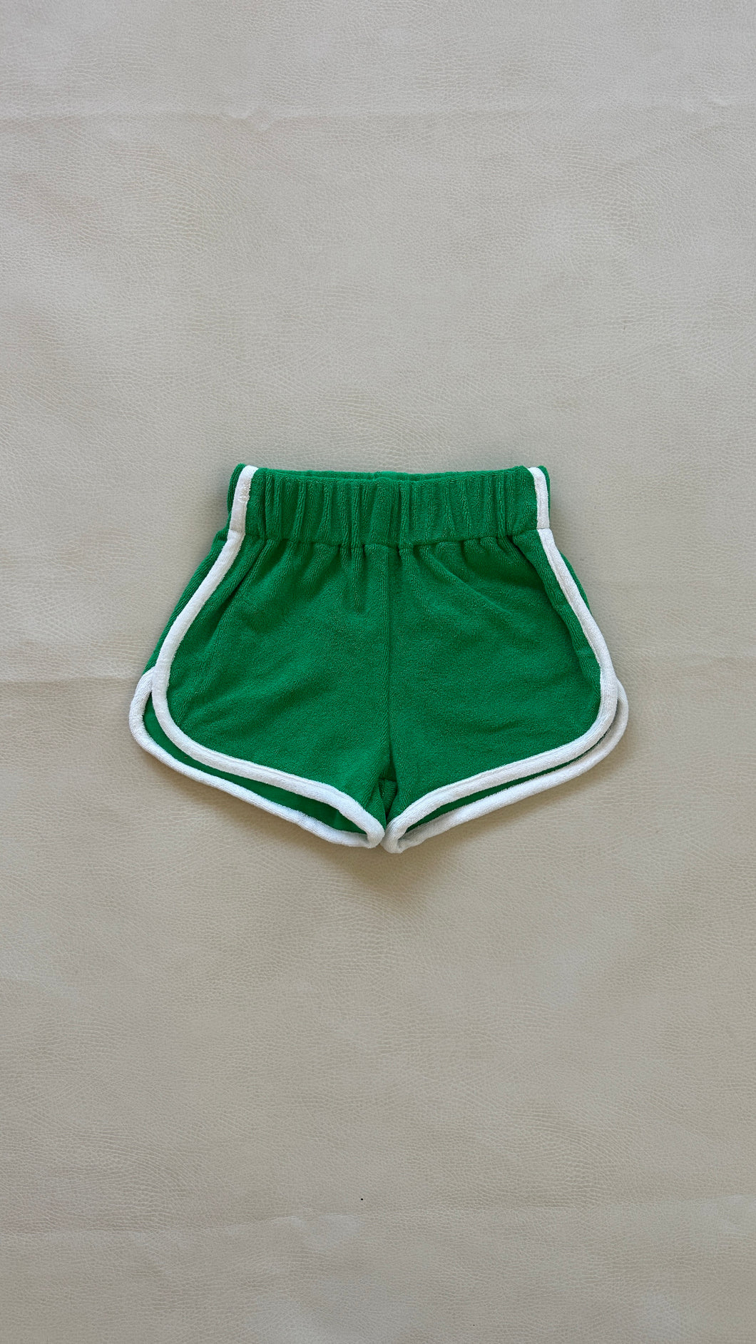 Carter Terry Towelling Shorts - Green