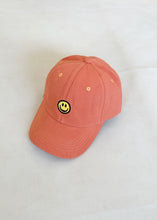 Load image into Gallery viewer, Smiley Embroidery Cap - Orange