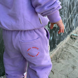 Oslo Wide Leg Tracksuit - Lilac