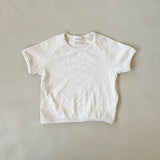 Rib Top - Cream size 12-18m SAMPLE