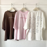 Women's Stars Relaxed Tee - Pink/Red