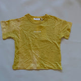 Aria Tee in Saffron/White SECONDS - 12-18m