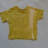 Aria Tee in Saffron/White SECONDS - 12-18m