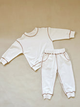Load image into Gallery viewer, Imogen Cotton Set - White/Cocoa