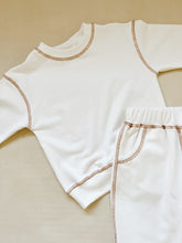 Load image into Gallery viewer, Imogen Cotton Set - White/Cocoa