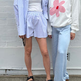 Adult Flower Jumper - White/Pink