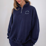 Women's Anja 1/4 Zip Jumper - Navy