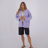 Women's Odette Knitted Cardigan - Lilac