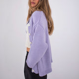 Women's Odette Knitted Cardigan - Lilac