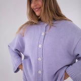 Women's Odette Knitted Cardigan - Lilac