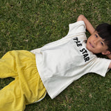Little Star Relaxed Tee - Milk/Black