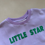Little Star Relaxed Tee - Lilac/Green