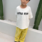 Little Star Relaxed Tee - Milk/Black