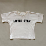 Little Star Relaxed Tee - Milk/Black
