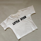 Little Star Relaxed Tee - Milk/Black