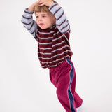 Monty Racer Pants - Wine/Navy
