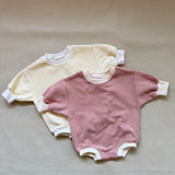 Maisie French Terry Bodysuit - Butter
