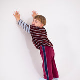 Monty Racer Pants - Wine/Navy