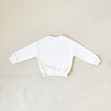Parker Numbers Relaxed Pullover - White/Blue