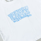 Parker Numbers Relaxed Tee - White/Blue
