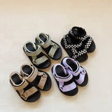 Olympia Velcro Sandals - Lilac
