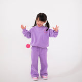 Oslo Wide Leg Tracksuit - Lilac
