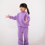 Oslo Wide Leg Tracksuit - Lilac