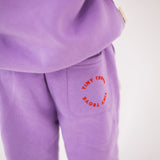 Oslo Wide Leg Tracksuit - Lilac