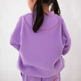 Oslo Wide Leg Tracksuit - Lilac