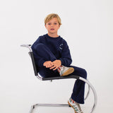 Oslo Wide Leg Tracksuit - Navy