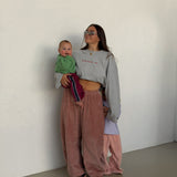 Women's Mum Mode On Top - Grey Marle