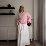 Women's Bea Cotton Knit Jumper - Pink