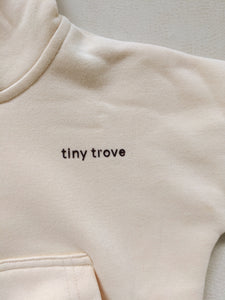 Quinn Hoodie Tracksuit - Cream/Cocoa